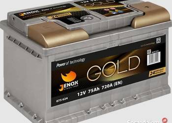 Akumulator 75Ah 720A Jenox Gold (R075624ZA) DARMOWY DOWÓZ