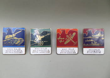 Zestaw Rajd Wyzwolenia - Łódź 1987/88/89/90