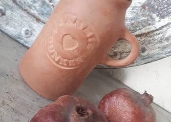 Butelka ceramiczna ręcznie wykonana