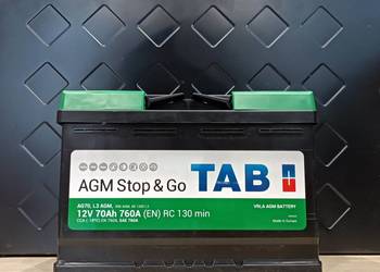 788x645x112 Akumulator TAB AGM START&STOP 70Ah 760A Prawy +