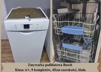 Zmywarka podblatowa Bosch, A+, 9 kpl, szer. 45cm, biała, AquaSensor