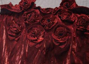 Piękna nowa bordowa torebka Mango.