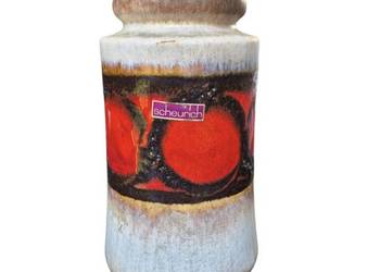 Ceramiczny wazon vintage wyprodukowany przez niemiecką firmę Scheurich Kera