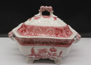 Antyczna Waza SPODE „Pink Camilla” – Vintage England