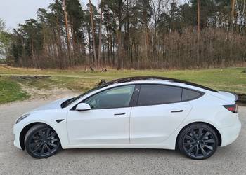 Tesla model 3 Long Range bateria 75kw zasieg 480km faktura