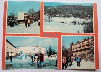Pocztówka Wisła 1986r. + Znaczek