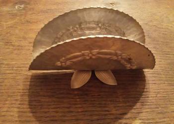 Aluminiowy serwetnik. Vintage