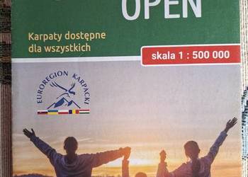Carpathia Open Karpaty dostępne dla wszystkich mapa 1: 500 000