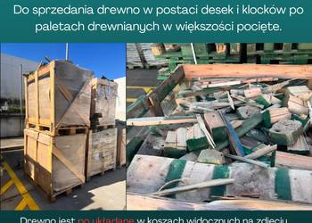 Deski i Klocki po paletach drewnianych