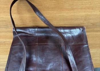 Skórzana torebka damska, f. Cholewiński, używana