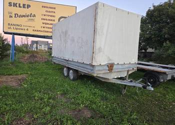 Brenderup przyczepa z burtami i plandeka