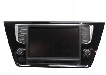 WYŚWIETLACZ USZKODZONY WYLANY WYŚWIETLACZ 5G0919606  Volkswagen Touran III