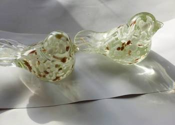 Ptaszki szklane 2  szt