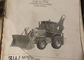Instrukcja operatora koparko-ładowarka CASE 580 Super M 580 SLE 580 LPS 590