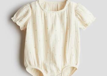 Body H&M 74 niemowlęce bawełna muślin rompers kombinezon