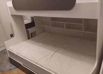 Łóżko piętrowe 2-3 osobowe masywne cena do dogadania