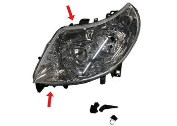 Fiat Ducato III 2011-2014 Reflektor Lampa przód LEWY 7 PINÓW H1+H7