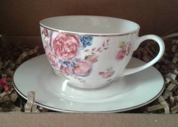 Filiżanka porcelanowa 200 ml ze spodkiem  ALTOM DESIGN