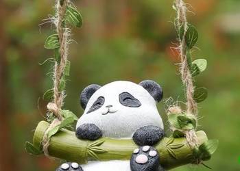 Figurka panda i torebka plecak panda