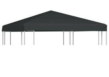 vidaXL Zadaszenie altany ogrodowej, 310 g/m², 3 x 3 m, szare(sku44781)