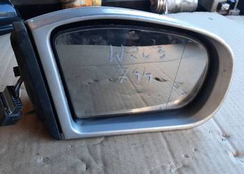 lusterko prawe Mercedes C w203 kombi sedan 8PIN srebrne lak. 744