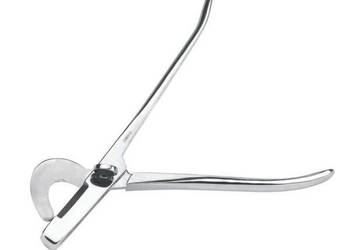 Kleszcze kastracyjne stal nierdzewna, proste 19 cm 22102