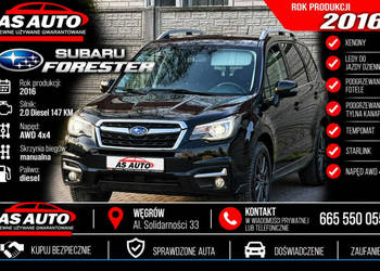 Subaru Forester 2,0d 147KM AWD/Tempomat/Starlink/Pod.Fotele/Hak/Alu/Serwis…
