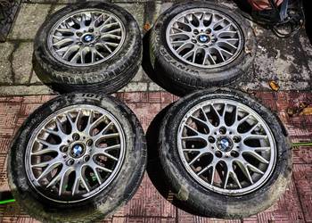 Koła felgi aluminiowe opony zimowe BMW 5x120 styling 42 16 cali