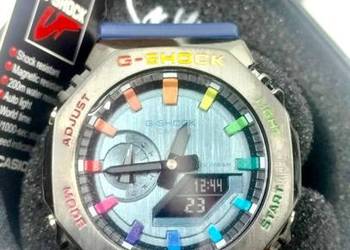 Casio G-Shock | G-Steel | CasiOak | Custom Rainbow | GM-2100 | Nowy