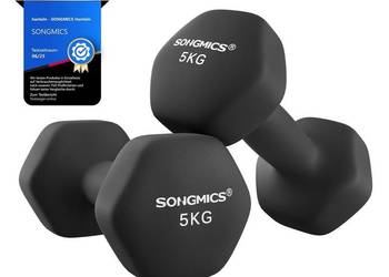 Hantle SONGMICS 2 × 5 kg – zestaw 10 kg