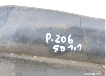 Peugeot 206 1,1 wlew rura wlewu paliwa