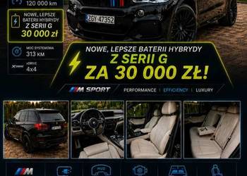BMW X5 M-SPORT F15 HYBRYDA PLUG-IN 120tys km Nowe lepsze baterie hybrydy