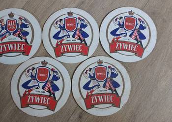 Podkładka podstawki pod piwo ŻYWIEC 5szt