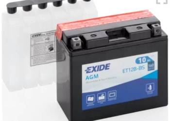 Akumulator moto EXIDE ET12B-BS YT12B-BS 12V 10Ah 160A
