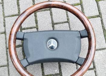 Kierownica drewniana  orzech kalifornijski Mercedes W124