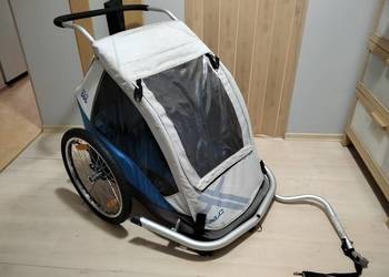 Przyczepka rowerowa dla dwójki dzieci XLC DUO