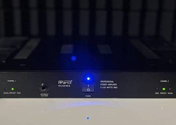 Profesjonalny wzmacniacz mocy stereo 2x120w Rms