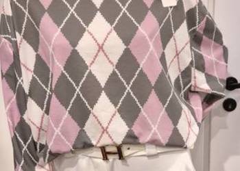 Made In Italy Bluzka Romby 95%viskoza 5%elastan