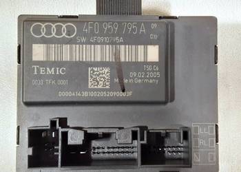 MODUŁ STEROWNIK DRZWI LEWY TYŁ AUDI A6 C6 4F0959795A