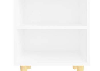 vidaXL Szafka nocna z drewnianymi nóżkami(SKU:805779)