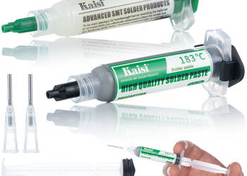 Zestaw Lutowniczy Flux 338 | Cyna 183°C, 2x Tłoczek, 2x Igła