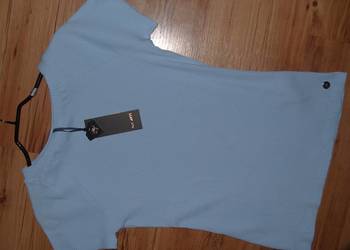 NOWY Prążek Baby Blue dekolt łódka _Monetka r. M/L