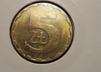 5 złotych 1987 r. - nr 1 - UNC-