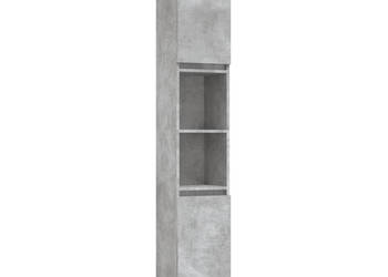 Szafka łazienkowa szarość betonu 30x30x190 cm WM-819792