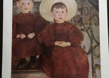 Olga Bozańska ‘’ Dwoje dzieci  na schodach ‘’