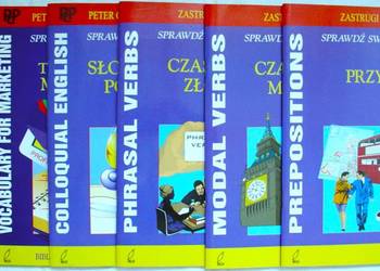 Zestaw 6 Zeszytów Ćwiczeń do nauki języka angielskiego P. Collin, Zastrugi