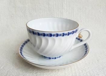 Łomonosow porcelanowa filiżanka talerzyk duo