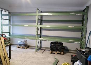 Niemiecki metalowy regał paletowy GEMAC  wys 270cm, dł 280cm, gł 80cm