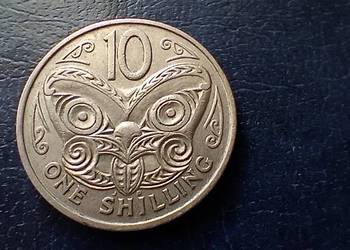 Stare monety 10 cent 1967 Nowa Zelandia