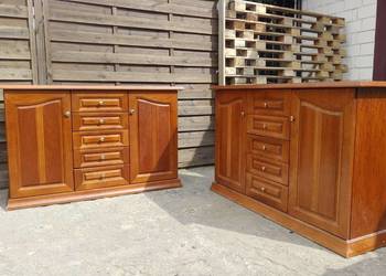 Komoda KLOSE Amber duża solidna drewno kredens Dostępne 2 sztuki